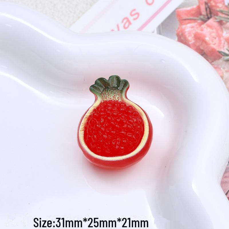 

3D светящиеся фрукты смола DIY ювелирные аксессуары