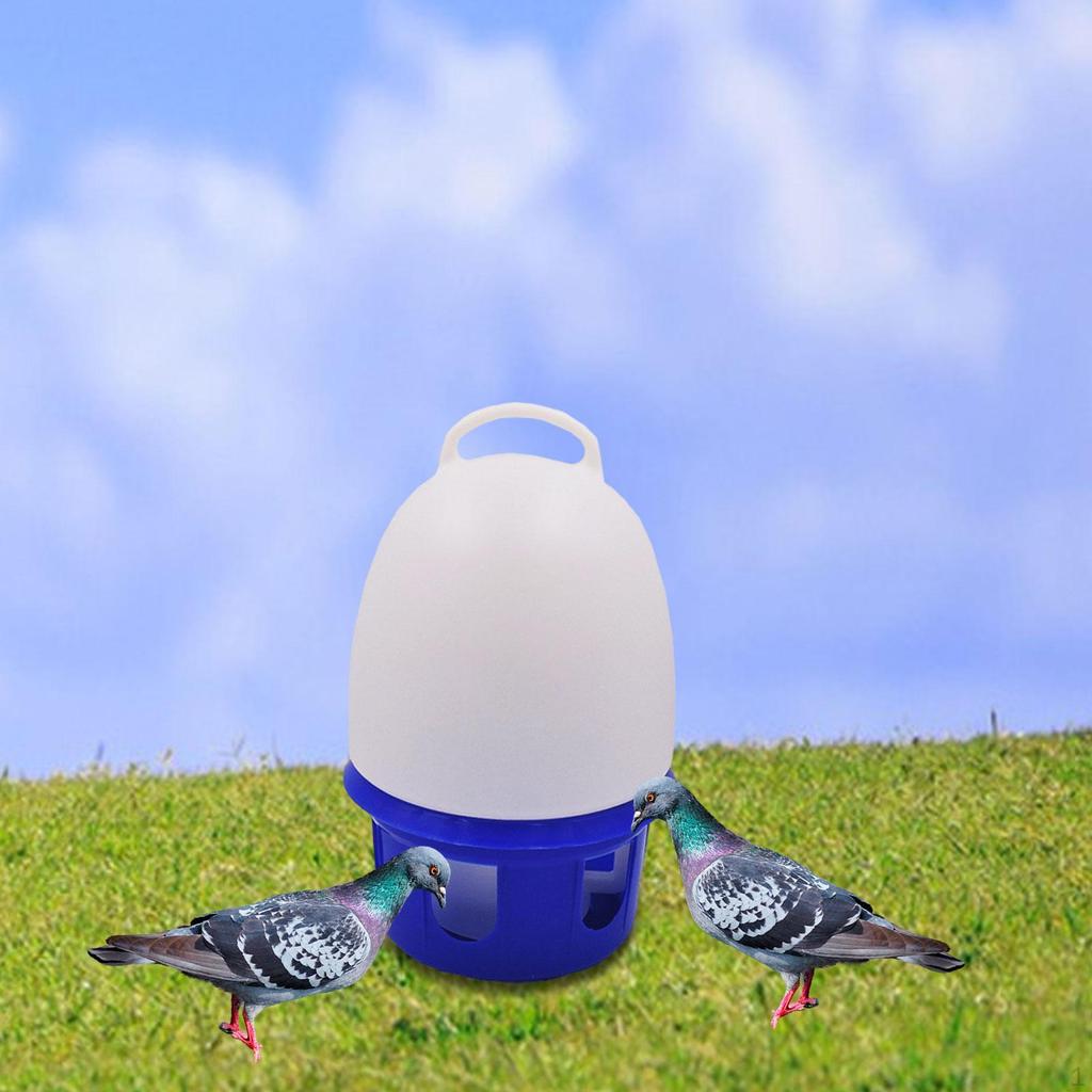 Pigeon Drinker Bird Water Bucket Cage Accessories Dispenser for Peacock
