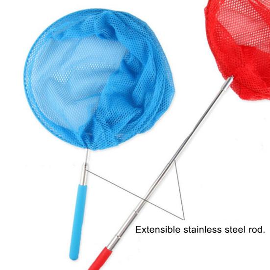 Children Extendable Pole Fishing Net Insect Fish Butterfly Catcher Kids Play Toy