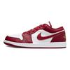 Air Jordan 1 Low Cardinal Red Men Sneakers White Light-Curry 553558-607