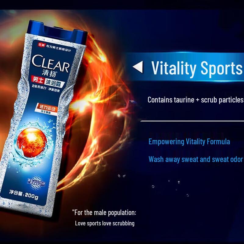 CLEAR Men Oil Control Sports Shampoo & Body Wash Set
