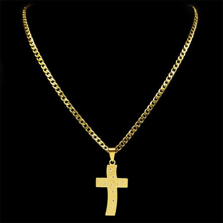 Practical Crosses Pendant Charm Jewelry Sturdy Alloy Craftsmanship with Adjustable Chain for Comfortable Daily Wear