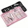 26-Piece Nail Clippers & Manicure Tool Set with Zipper Pouch