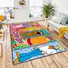Halloween Cartoon Comedy Adventure Movie Scooby-Doo Carpet Is Suitable for Living Room and Bedroom Doormats Office Balcony Decorative Carpet V4