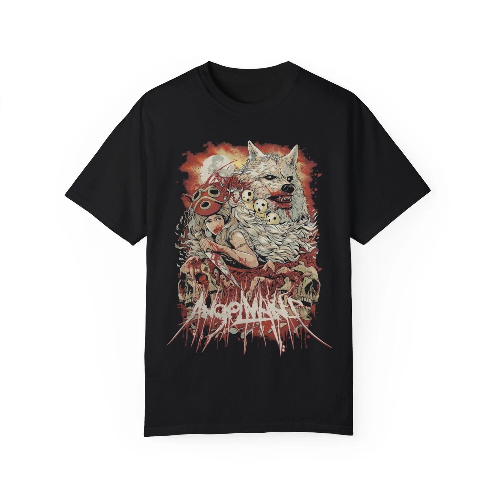 

Ангел-Создатель, В стиле Аниме, Унисекс Футболка, Одежда Deathcore, Готическая одежда, 4XL