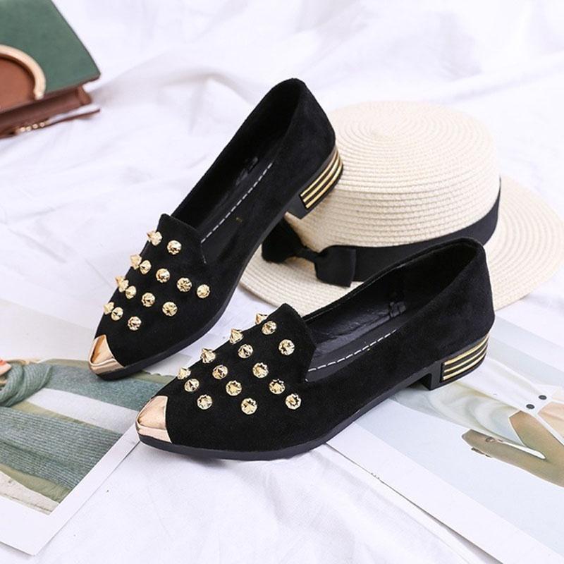 Women Fashion Sexy Comfort Low Heel Ladies Shoes Ballet Flats With Timeless Design