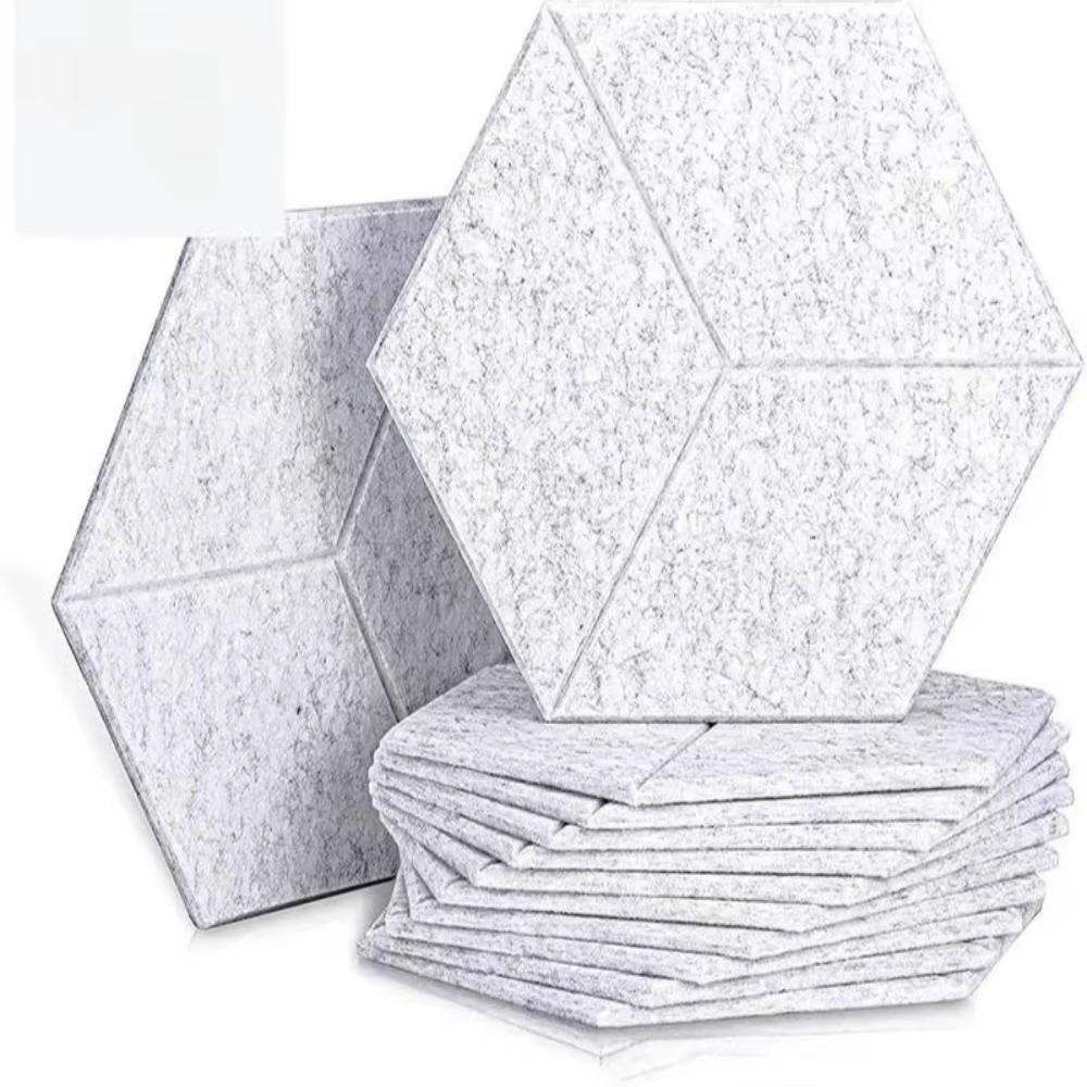 6pcs Self-Adhesive Soundproof Panels Y-Type Sound Absorbing Panels  Office Decor