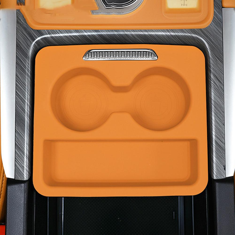 Silicone Pad For GWM Tank 500 Hi4-Z Hi4-T Car Center Console Push-pull Water Cup Pad Box Upgrade Interior Decoration Accessories