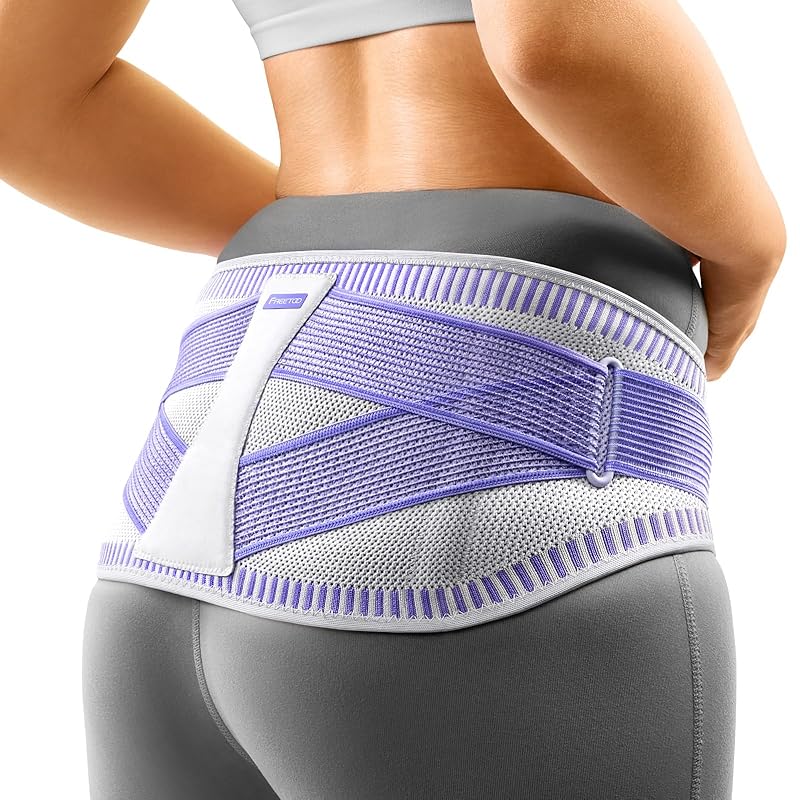 

[FREETOO] waist supporter [Carefully supervised by a physical therapist] Pelvic support belt Reduce burden 3D knit ventilation mesh construction