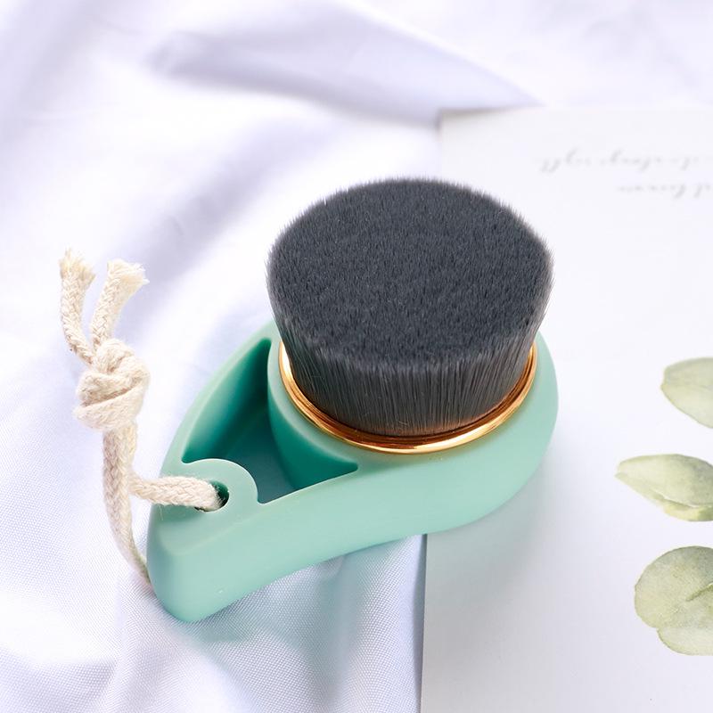 Bamboo Charcoal Facial Cleansing Brush - Manual Face Washer & Makeup Remover