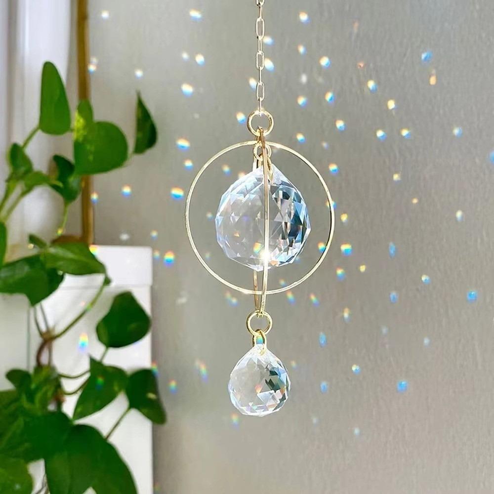 

Галактичний Металевий Кришталевий Ловець Сонця Прикраса для Авто Віконний Ловець Сонця Нові Кришталеві Прикраси Подарунок A Small planet