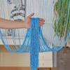 3m X 3m Colorful Silver Glitter Tassel String Curtain, Extra Dense Hanging Room Divider Curtain for Wedding Living Room Entryway