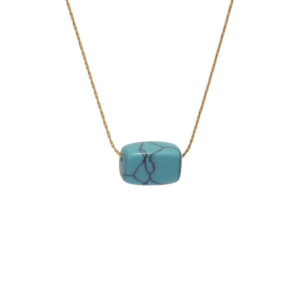 Lapis Lazuli Western Country Necklace Malachite Bohemian Style Choker  Women Gift