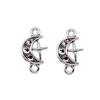 Double Star Connectors Moon For Celestial Themed Bulk Jewelry Findings