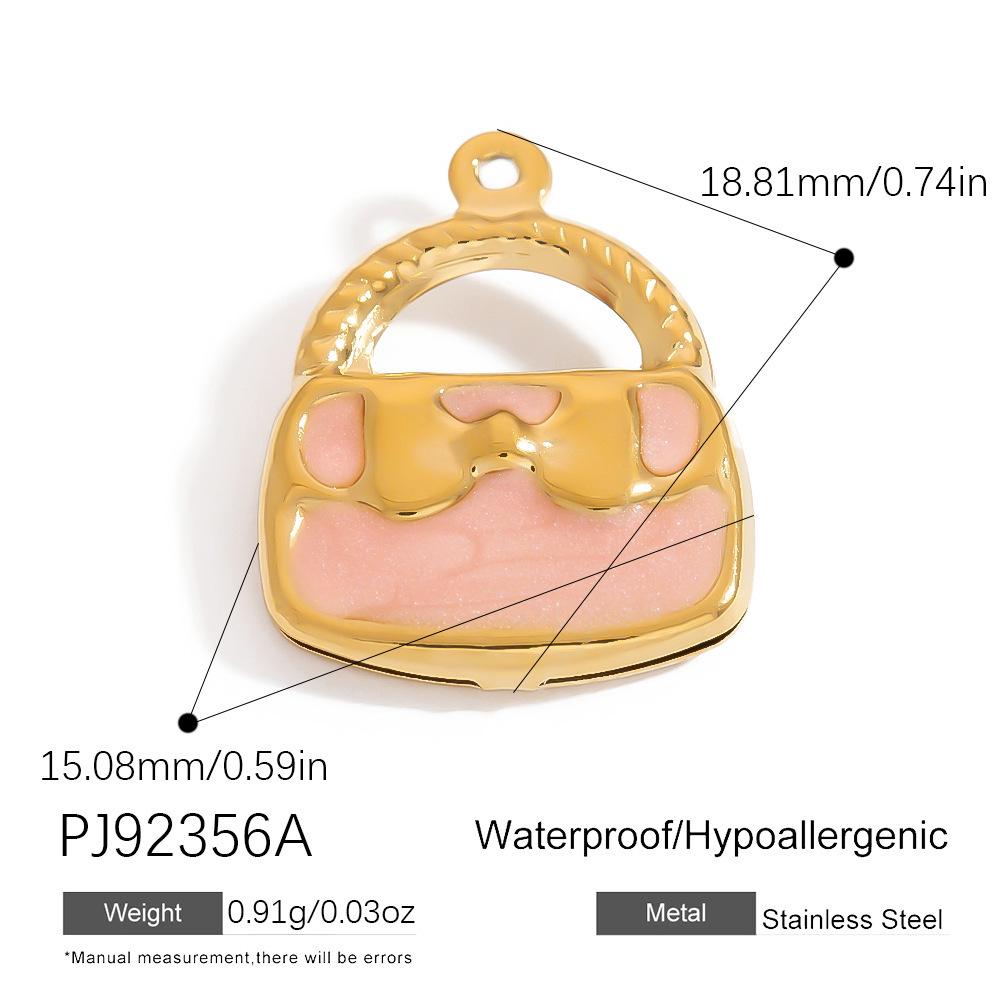 18K Gold Stainless Steel Ocean Series Pendant: Starfish & Coral Design with Color Retention