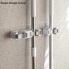 No-Drill Wall-Mounted Mop Holder with Adhesive Clips