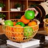 Fruit Basket ABS Plastic Woven Bowl Dish Basket for Cupcake Vegetable Display Party Dining Table