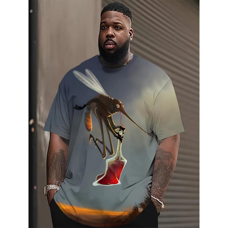 AI Cat Pattern Funny T-shirt Men's Clothing Fashion Animal Cosplay Animal T Shirts Daily Casual Sports Kid Street Popular Tees