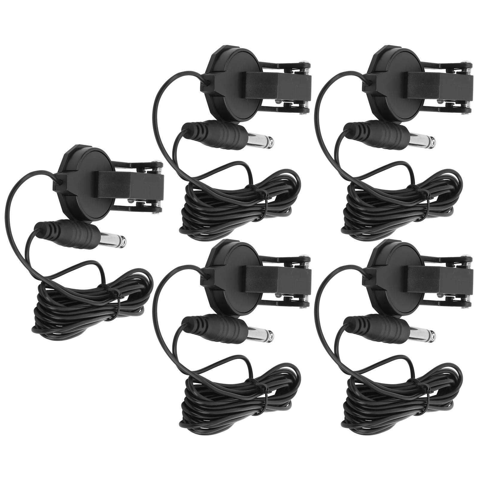 

5 шт. Накладной звукосниматель для укулеле, гитары, скрипки, виолончели, контактный, принадлежности для музыкальных инструментов JD01