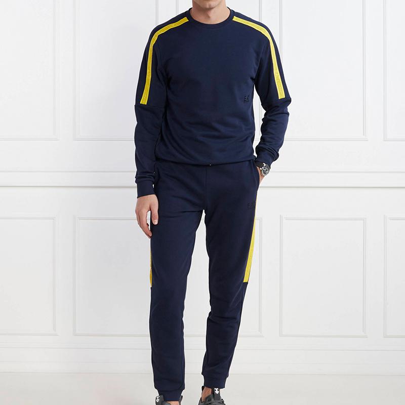 Emporio Armani Ea7 Men' Navy Blue Sweatshirt 3Dpm56-Pjeqz-1554