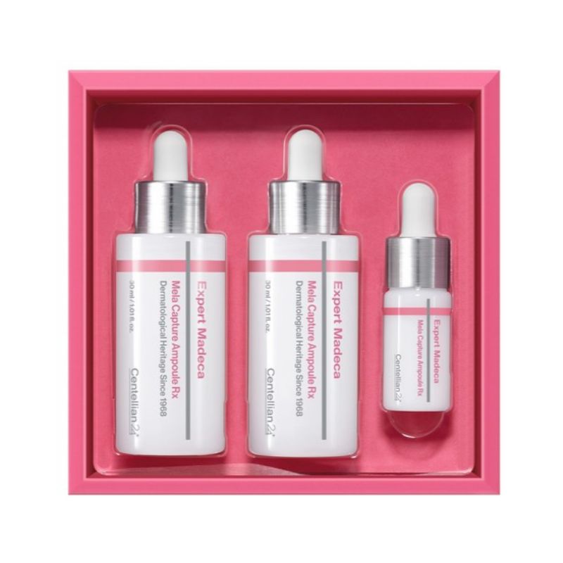 

Centellian24 Expert Madeca Mela Capture Ampoule RX Set 30ml x2 + 7ml Brightening Dark Spot Care Intensive Serum Set