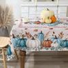Fall Harvest Pumpkins Rectangle Tablecloth for Table Decor Reusable Kitchen Dining Tablecloth Autumn Thanksgiving Decorations