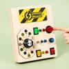 Montessori LED Circuit Board Wooden Busy Toy for Early Education