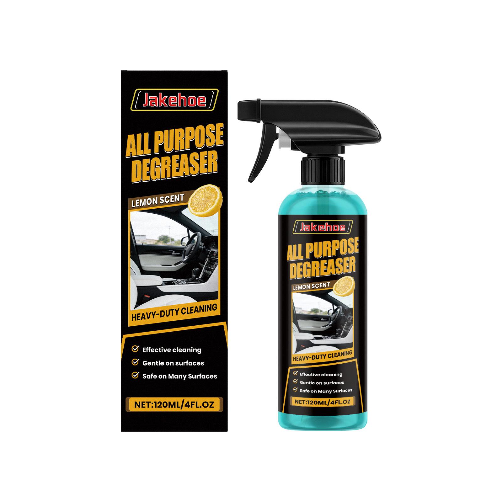 JAKEHOE Multi-Purpose Degreaser & Shine Care for Kitchen, Stove, Range Hood, and Car