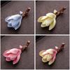Ceramic Color-changing Tea Pet Ornaments Magnolia Branches Shape Tea Ceremony Chinese Style Study Tea Table Decor Crafts