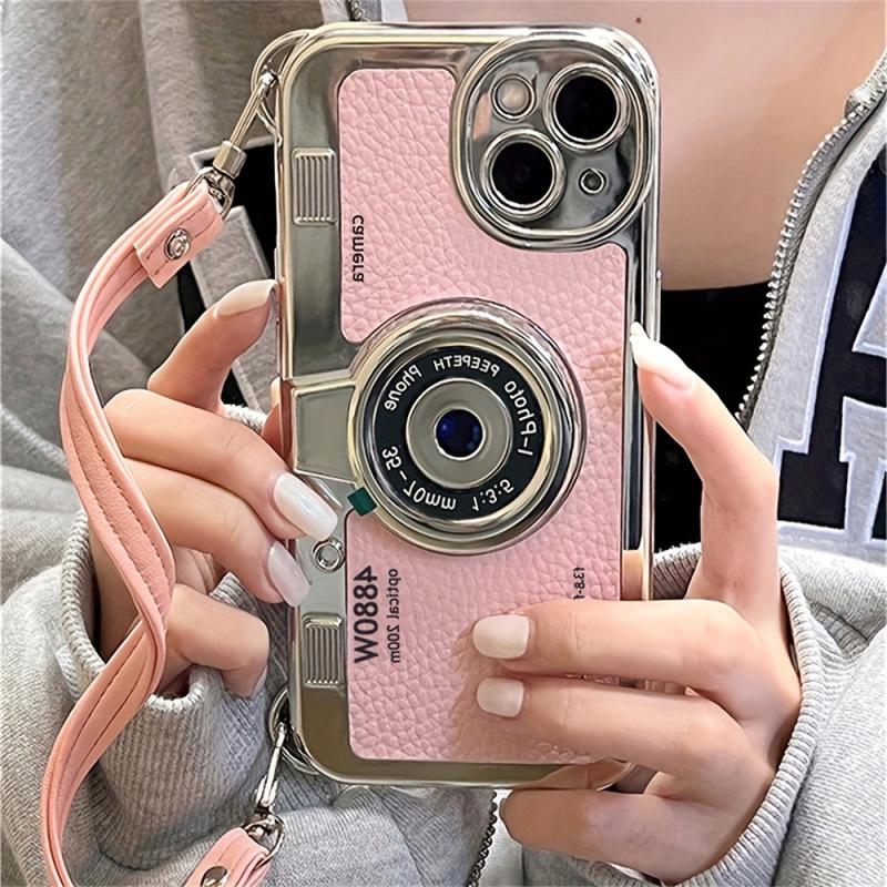 Cross-border Style Mobile Phone and Camera Protective Case with Lanyard