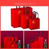Eco-friendly Red 2022 Tiger Year Zodiac Gift Bag With Sturdy Handles For All Occasions