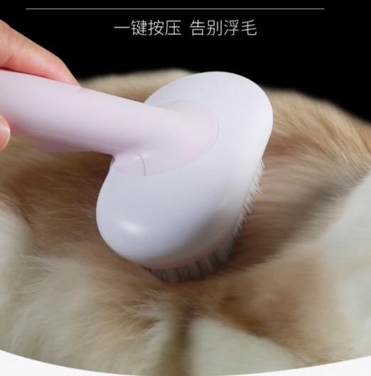 Eco-Friendly Plastic 5-in-1 Interchangeable Heads Reusable Pet Cat Grooming Brush Hair Removal Massage Comb Set