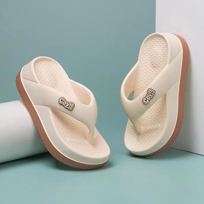 Flip Flops,Thick Sole Soft Sole Comfortable Walking Slippers,Comfortable Non-slip Beach Slippers
