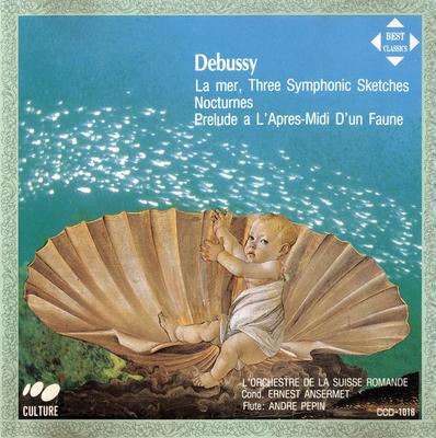 CD CLAUDE DEBUSSY / L'ORCHESTRE DE LA - La Mer, Three Symphonic Sketches / CCD1016 Culture, TF Japan ObiClassical Used