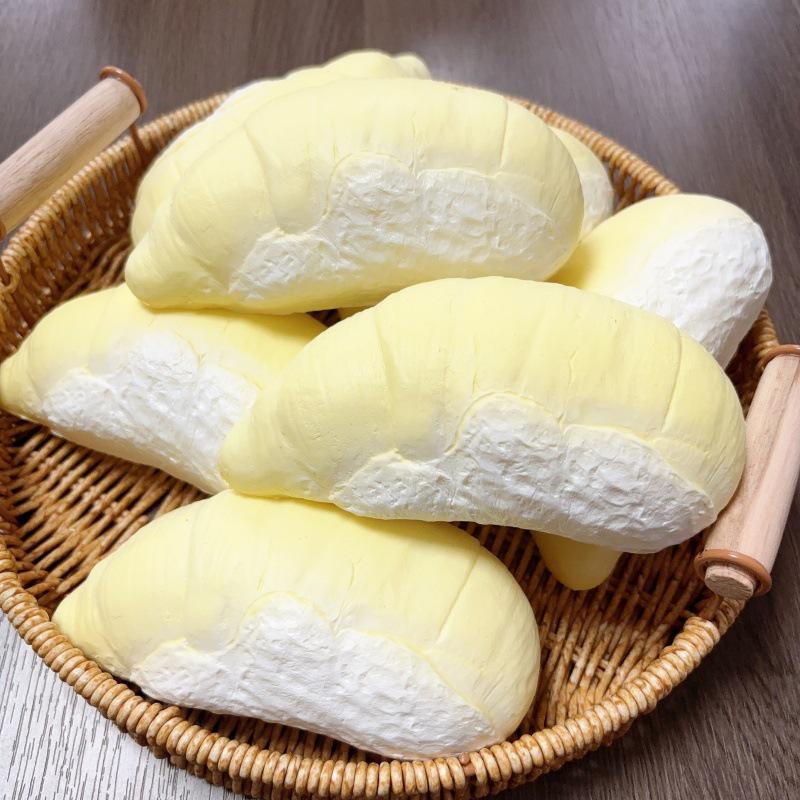 Xiaohongshu & Douyin Inspired Slow Rebound Toast Durian Squeeze Toy - Cute Stress Relief Venting Toy