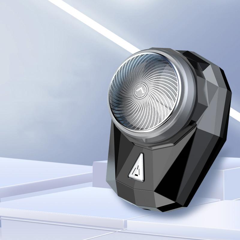 

Электробритва для мужчин, моющаяся мини-бритва для бороды, компактная портативная перезаряжаемая модель чёрный