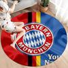 FC Bayern Munchen Custom Name Round Area Rug,Carpet Rug for Living Room Bedroom Sofa Playroom Decor,Non-slip Floor Mat
