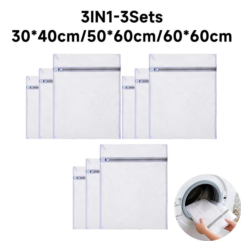 1-20Pcs Mesh Laundry Bag Polyester Laundry Wash Bags Coarse Net Laundry Basket Laundry Bags for Washing Machines Mesh Bra