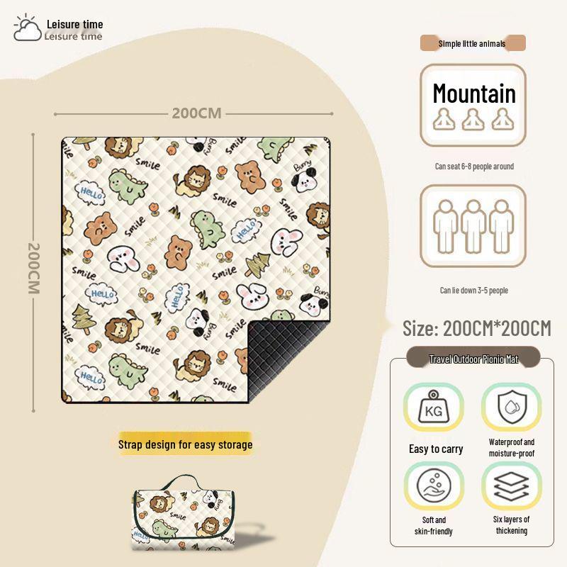 Waterproof Extra-Thick Outdoor Picnic and Camping Mat