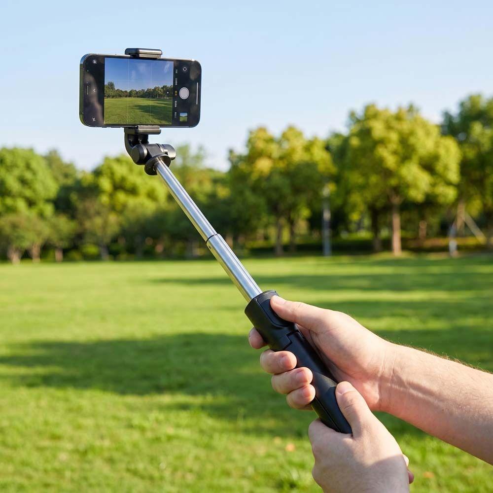 Portable Telescopic Selfie Stick 360° Rotating Selfie Stick Tripod Bluetooth Selfie Stick  Home