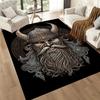 Viking Warrior Artwork Floor Mats for Living Room, Bedroom and Room Decoration Are Suitable for Gifts.