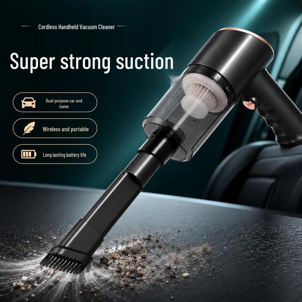 Mini Handheld Vacuum Cleaner for Car Interior and Home with High Suction