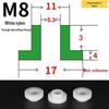 T-förmige Nylon-Dichtungsscheibe M3-M35 Gewinde Isolierabstandshalter