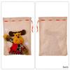 Christmas Gift Bag Christmas Santa Snowman Wrapping Bags With Drawstring 3PCS Christmas Decor Gift Bags Small Goody Treat Bags