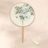 With Pendant Embroidery Fan Chinese Style Silk Fan Classical Chinese Style Fan  Photography Prop