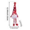 Christmas Gnome Ornaments with LED Light, Hand-Knitted Plush Doll for Tree & Home Decor, Cute Gift for Kids