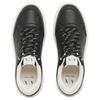 Armani Exchange Suede Round Toe Lace-Up Low-Top Sneakers 3.3cm Men sneakers Black XM001722AF17540MC138