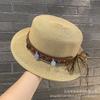 Western Sichuan Travel Hat Yunnan Xinjiang Grassland Xizang Travel Straw Hat Female Celebrity Sanya Seaside Beach Hat