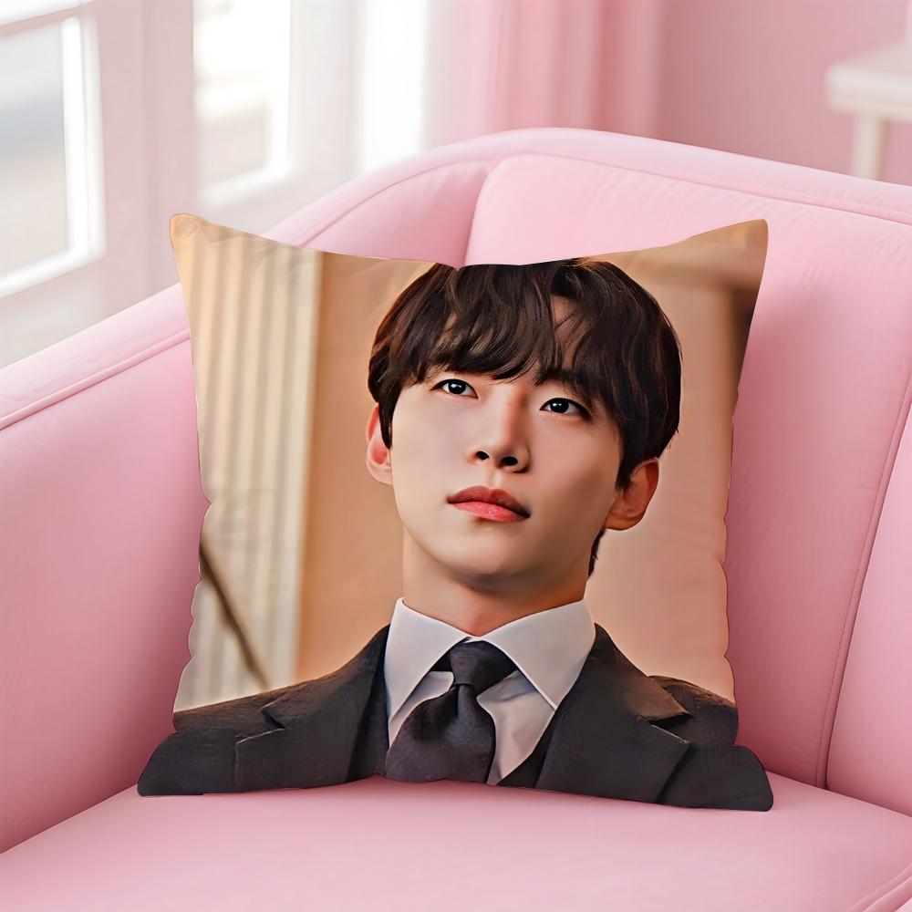 singer charismatic JJunho Cushion Cover Pillow Case Soft Skin Friendly Fabric Concealed Zipper