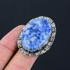 Anniversary Gift For Her Natural Sodalite Stackable Ring Size 10 925 Silver